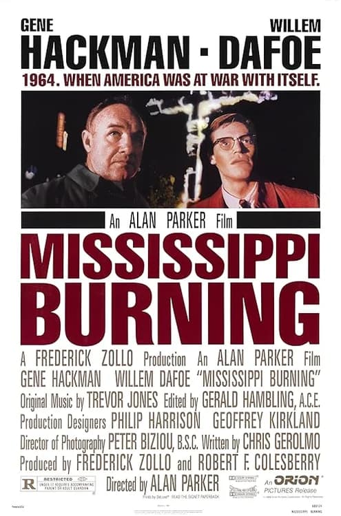 Mississippi Burning film posteri
